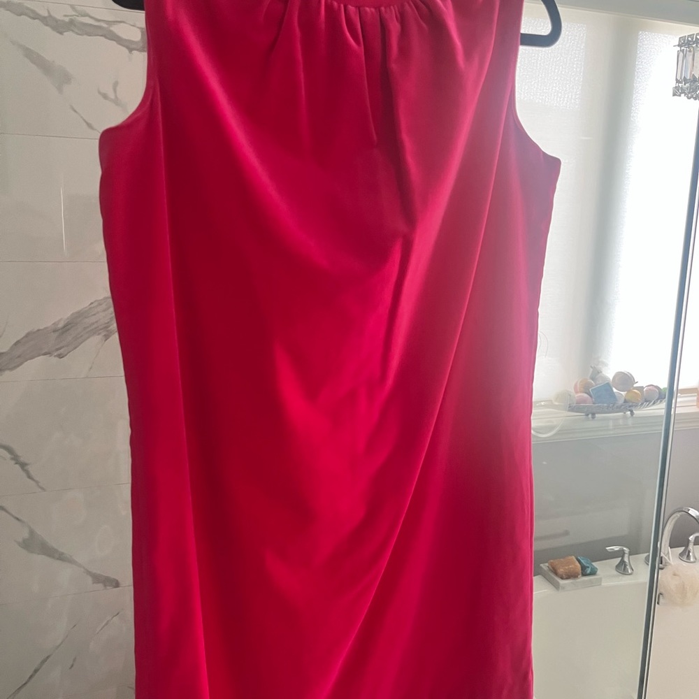 Hot pink 💄heavy velvet vintage 💄1960 dress size 12 👄 Barbie pink 💘
